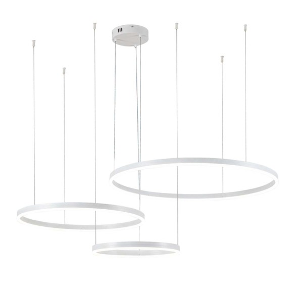 Подвесная светодиодная люстра с пультом управления Indigo Galass V000031L