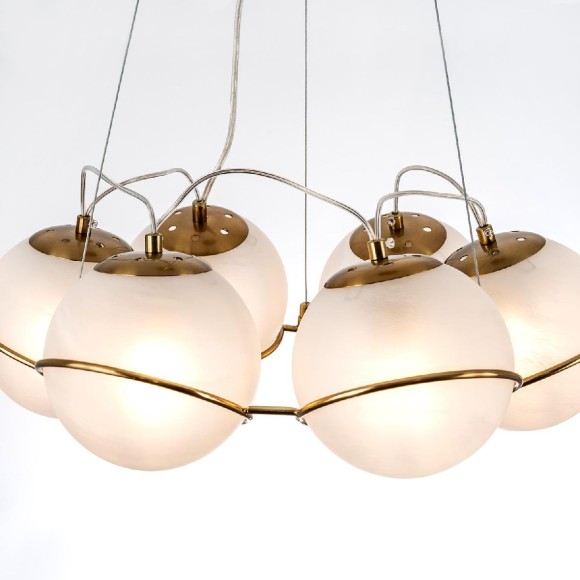 Подвесная светодиодная люстра Modelux MS.6115.6 BS