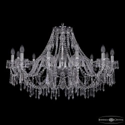 Подвесная люстра Bohemia Ivele Crystal 1403/12/360 Ni