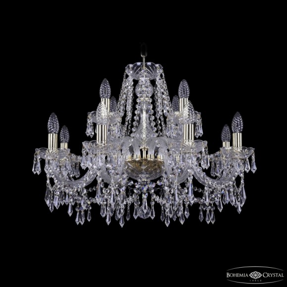 Подвесная люстра Bohemia Ivele Crystal 1403/8+4/240 G