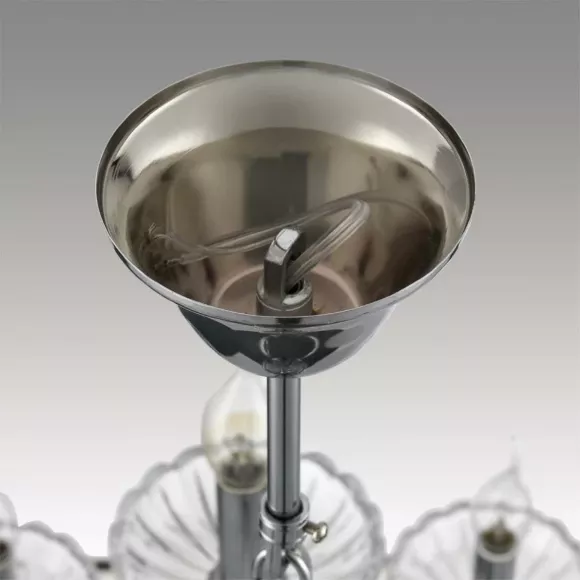 Подвесная люстра Lumion Classi Lolina 8155/9, Модерн, Хром, Металл Подвесная люстра Lumion Classi Lolina 8155/9, Модерн, Хром, Металл
