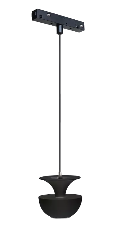 Трековый магнитный светильник iLedex Vision 4822-012-D80-6W-38DG-3000K-BK
