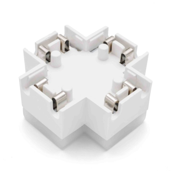 Крестовой коннектор для соединения модульных светодиодных светильников Apeyron 09-29