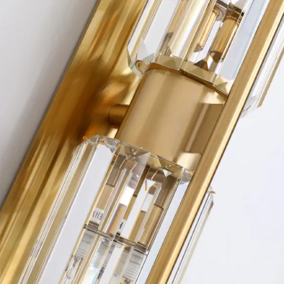 Настенный светильник Delight Collection 88183W/D500 gold/clear, декоративные элементы крупным планом Настенный светильник Delight Collection 88183W/D500 gold/clear, декоративные элементы крупным планом