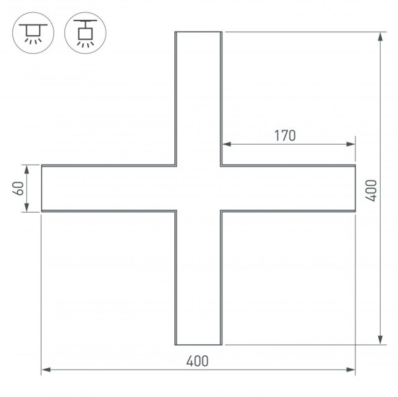 Соединитель профиля Arlight SL-LINE 030143