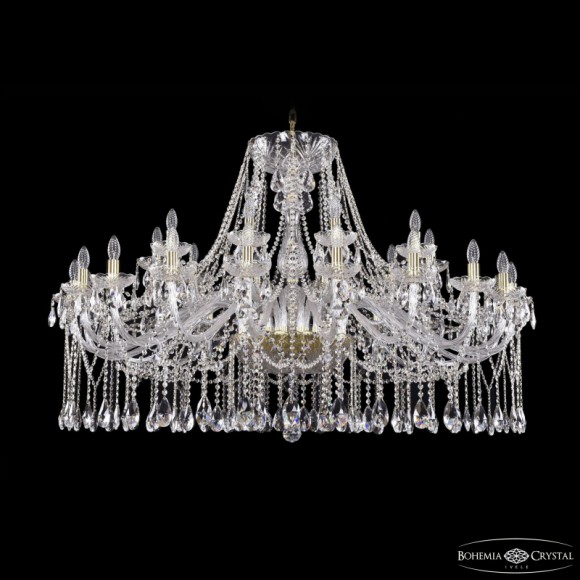 Подвесная люстра Bohemia Ivele Crystal 1413/20+10/530 G