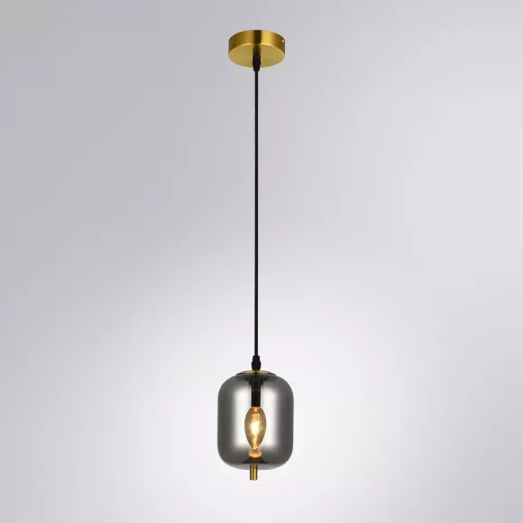 Подвесной светильник Arte Lamp Freddie A2234SP-1PB, Медь, Дымчатый, Металл Подвесной светильник Arte Lamp Freddie A2234SP-1PB, Медь, Дымчатый, Металл