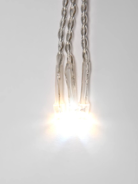 Уличная светодиодная гирлянда (UL-00003949) Uniel бахрома теплый белый-белый ULD-B3010-200/TTK Warmwhite-White IP44