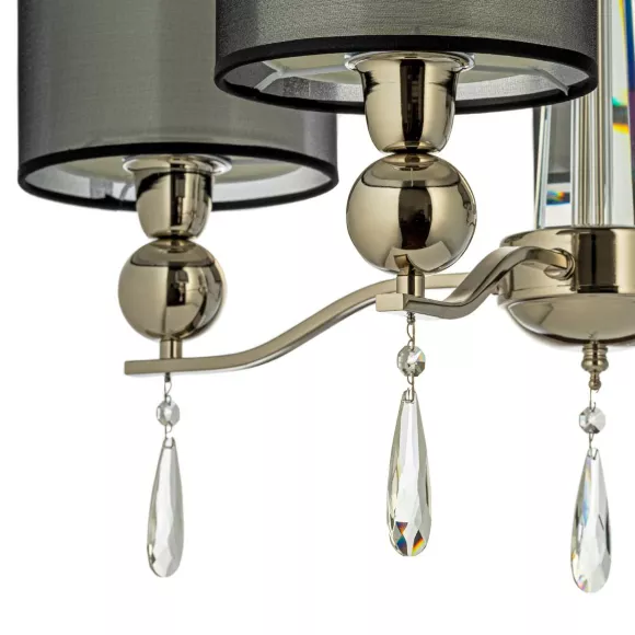 Подвесная люстра Arti Lampadari Rufina E 1.1.4.600 N, декоративные элементы крупным планом Подвесная люстра Arti Lampadari Rufina E 1.1.4.600 N, декоративные элементы крупным планом