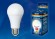 Лампа светодиодная (UL-00001569) Uniel E27 9W 4000K матовая LED-A60-9W/WW+NW/E27/FR PLB01WH