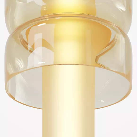 Настольная лампа Maytoni Vetro MOD485TL-L9AM3K, Латунь, Янтарный, 3000, крупный план