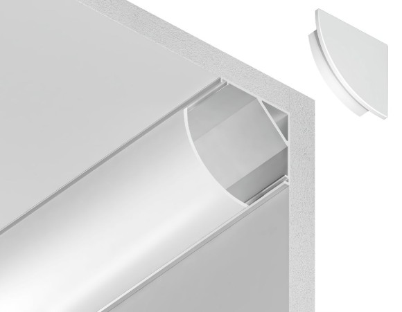 Алюминиевый угловой профиль Ambrella Light Alum Profile GP2100WH