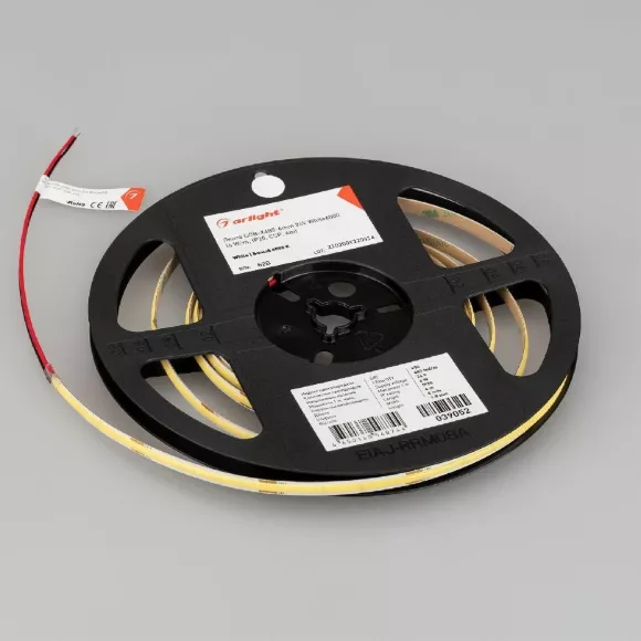Светодиодная лента Arlight COB-X480-6mm 24V White6000 (6 W/m, IP20, CSP, 5m) 042034 Светодиодная лента Arlight COB-X480-6mm 24V White6000 (6 W/m, IP20, CSP, 5m) 042034