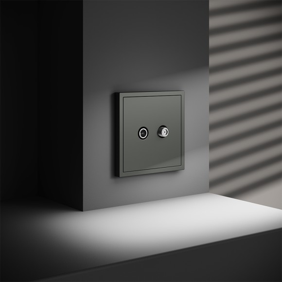 Розетка телевизионная Voltum S70 VLS060406