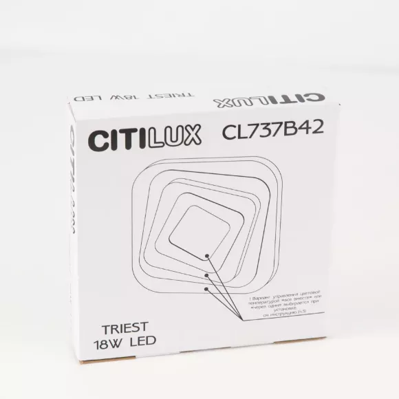 Потолочный светильник Citilux Триест CL737B42, 3000 Потолочный светильник Citilux Триест CL737B42, 3000