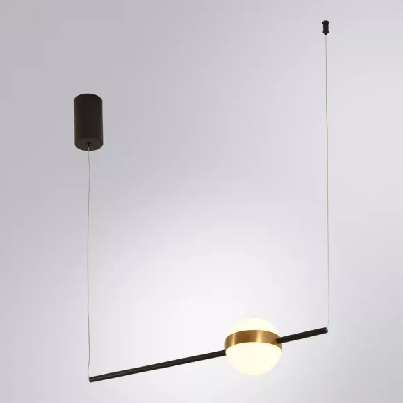 Подвесной светильник Arte Lamp Furud A2124SP-1BK, Черный, Белый, Нейтральный белый Подвесной светильник Arte Lamp Furud A2124SP-1BK, Черный, Белый, Нейтральный белый