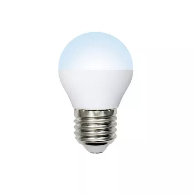 Лампа светодиодная (UL-00003828) Volpe E27 9W 4000K матовая LED-G45-9W/NW/E27/FR/NR