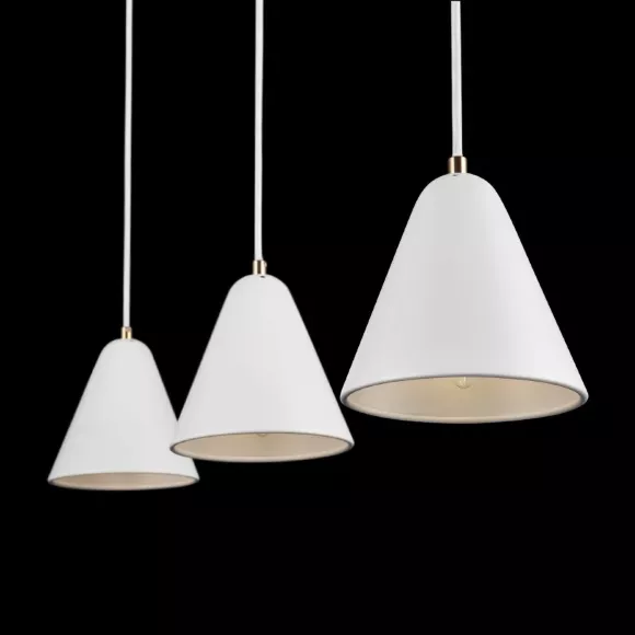 Подвесной светильник Freya Falke Market FR8004PL-03WG, Белый, Металл, Современный стиль, декоративные элементы крупным планом