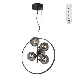 Подвесная люстра с пультом управления Vitaluce V3889DT-1/5+1S