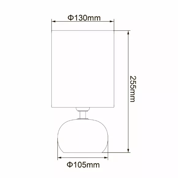 Настольная лампа Uniel UML-B307 E14 GOLD/COPPER UL-00012424, Золото, Желтый, Металл