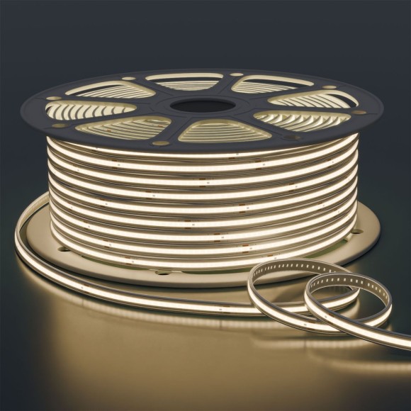 Светодиодная лента Apeyron 220В COB 9Вт/м 4000К 50м IP65 10-111
