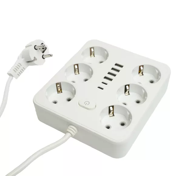 Удлинитель Stekker Home plus HM09-66-02 49975 Удлинитель Stekker Home plus HM09-66-02 49975