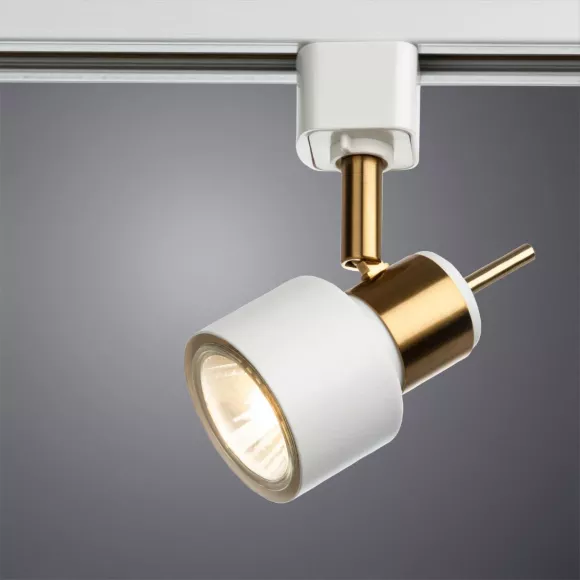 Трековый светильник Arte Lamp Almach A1906PL-1WH, Современный, Белый Трековый светильник Arte Lamp Almach A1906PL-1WH, Современный, Белый