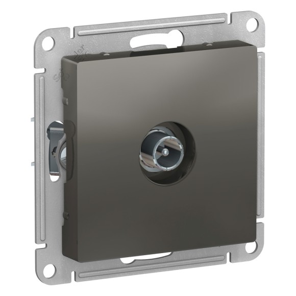 Розетка TV оконечная 1DB Systeme Electric AtlasDesign Сталь ATN000991