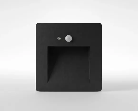 Подсветка для лестниц с датчиком движения Italline IT015-0308 black Подсветка для лестниц с датчиком движения Italline IT015-0308 black