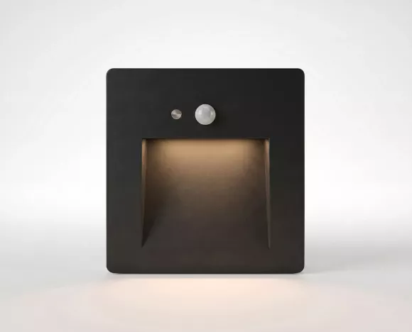 Подсветка для лестниц с датчиком движения Italline IT015-0308 black Подсветка для лестниц с датчиком движения Italline IT015-0308 black
