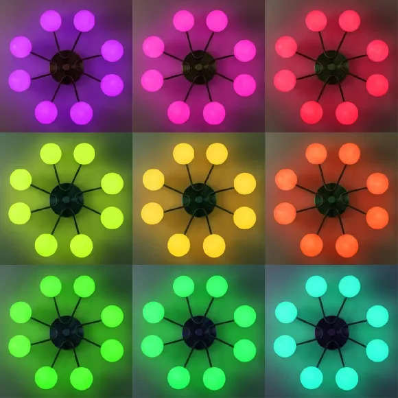 Потолочная люстра Citilux Адам смарт CL228A163, Бронза, Белый, RGB, светодиодный модуль