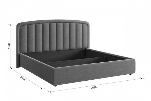 Кровать двуспальная Сиена 2 MBS_ZP-KM1-8-03-2081