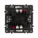 Механизм выключателя двухклавишный проходной Arlight SWT-NOBE-MKP2-SFPL-WH (230V, 10A) 054242