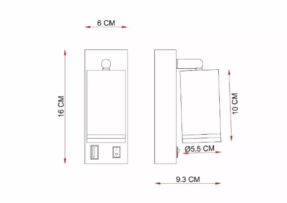 Спот Arte Lamp Imai A2364AP-1BK Спот Arte Lamp Imai A2364AP-1BK