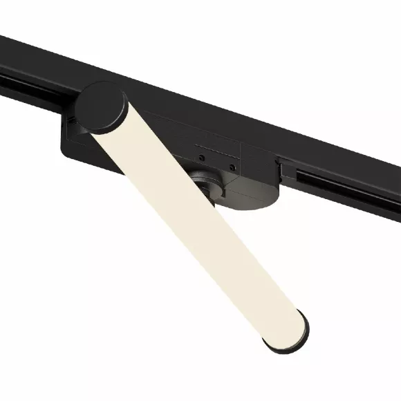 Трековый однофазный светильник Denkirs Strom DK6438-BK, 3000, Теплый белый