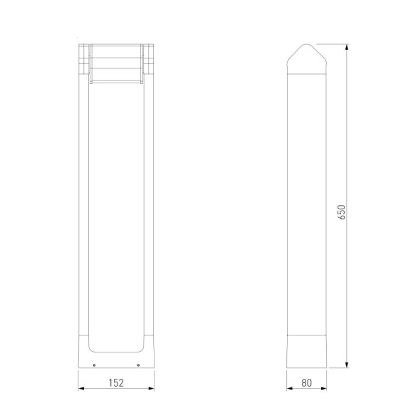 Ландшафтный светильник Elektrostandard DORS 35163/F черный 4690389219313 a072078