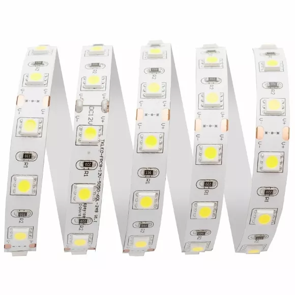 Светодиодная лента Apeyron 24В ПРО 14,4Вт/м smd5050 60д/м IP20 1100Лм/м 5м 4000К 00-317