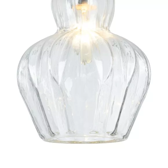 Подвесной светильник Maytoni Eustoma MOD238-PL-01-TR, Хром, Прозрачный, Металл, крупный план Подвесной светильник Maytoni Eustoma MOD238-PL-01-TR, Хром, Прозрачный, Металл, крупный план