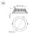 Встраиваемый светодиодный светильник Arlight LTD-145WH-Frost-16W Warm White 021068
