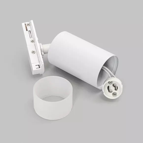 Трековый однофазный светильник IMEX Leon GU10 IL.0010.0014 WH