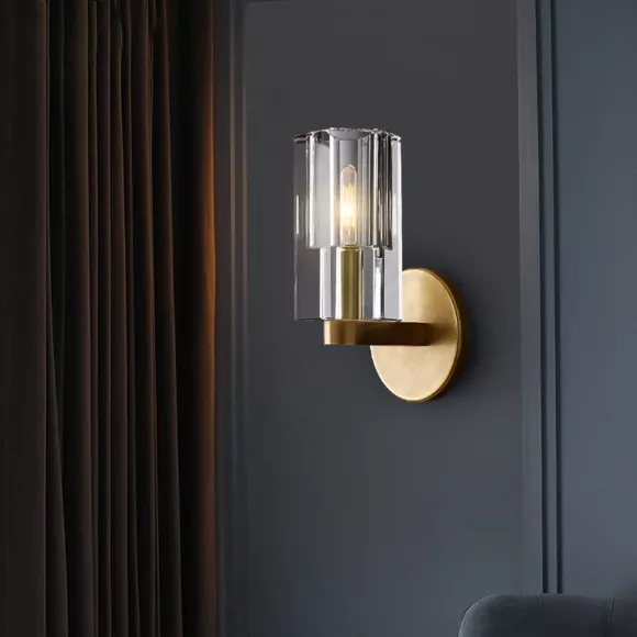 Бра DeLight Collection Wall lamp 8816W gold/clear, крупный план Бра DeLight Collection Wall lamp 8816W gold/clear, крупный план