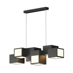 Подвесная светодиодная люстра LED4U L7600-900 BK