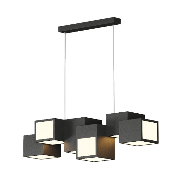 Подвесная светодиодная люстра LED4U L7600-900 BK