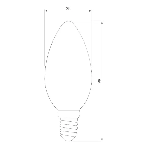 Лампа светодиодная филаментная Elektrostandard BLE1409 E14 9W 3300K прозрачная 4690389150678, Теплый белый, Германия