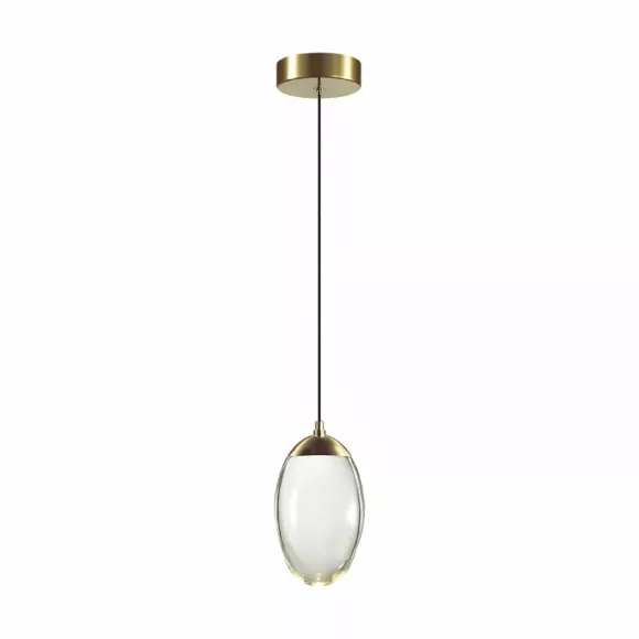 Подвесной светильник Odeon Light Hightech Loop 7159/3L, Бронза, Прозрачный, Металл Подвесной светильник Odeon Light Hightech Loop 7159/3L, Бронза, Прозрачный, Металл