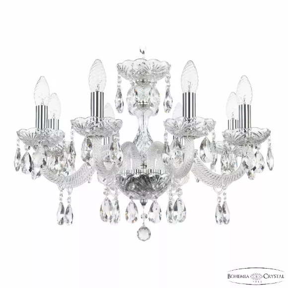 Подвесная люстра Bohemia Ivele Crystal 117/8/195 Ni Подвесная люстра Bohemia Ivele Crystal 117/8/195 Ni