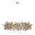 Подвесная люстра Loft IT Spark 10101/800 Gold