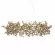 Подвесная люстра Loft IT Spark 10101/800 Gold, светодиодный модуль