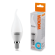 Светодиодная лампа WOLTA 7.5Вт 6500K E14 свеча на ветру матовая 25WCD7.5E14