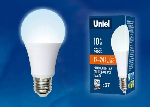 Лампа светодиодная (UL-00002376) Uniel E14 6W 4000K матовая LED-G45-6W/NW/E14/FR/MB PLM11WH, Нейтральный белый, Китай